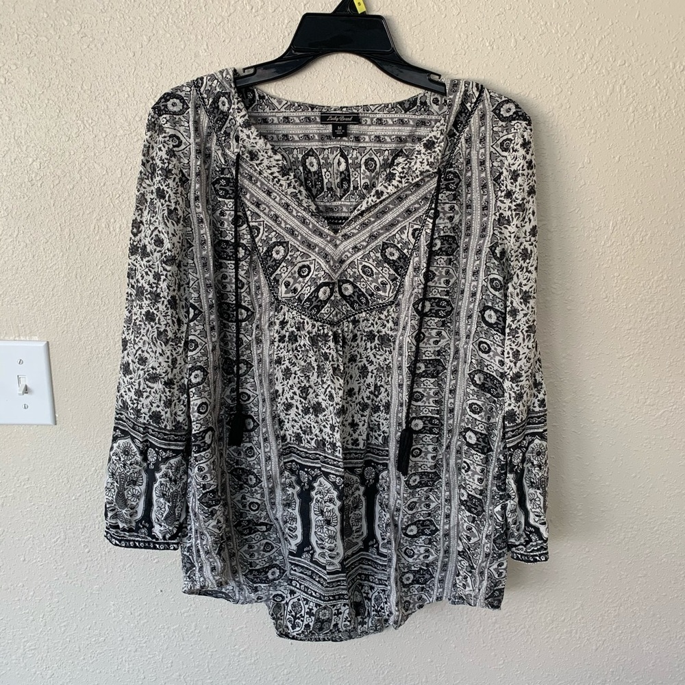 Lucky Brand Boho Tunic Blouse